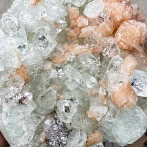 Apophyllite Crystal <b>Stones</b> Irregular Shape Natural Mineral Specimens <b>Art</b> Collectible Decorative Gemstone Display - Product Image 2