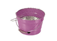 FIRST HORSE Barbecue portable miniature avec poignée, surface de revêtement en poudre utilisée pour le balcon, pour le camping
