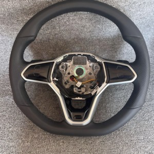 Volante de Fibra de Carbono Volkswagen de Entrega <span class=keywords><strong>R</strong></span>ápida para VW up Amarok Eos Transporter <span class=keywords><strong>T</strong></span>-<span class=keywords><strong>roc</strong></span> Beetle <span class=keywords><strong>R</strong></span> <span class=keywords><strong>Line</strong></span> Polo 6r Scirocco Jetta - Product Image 4