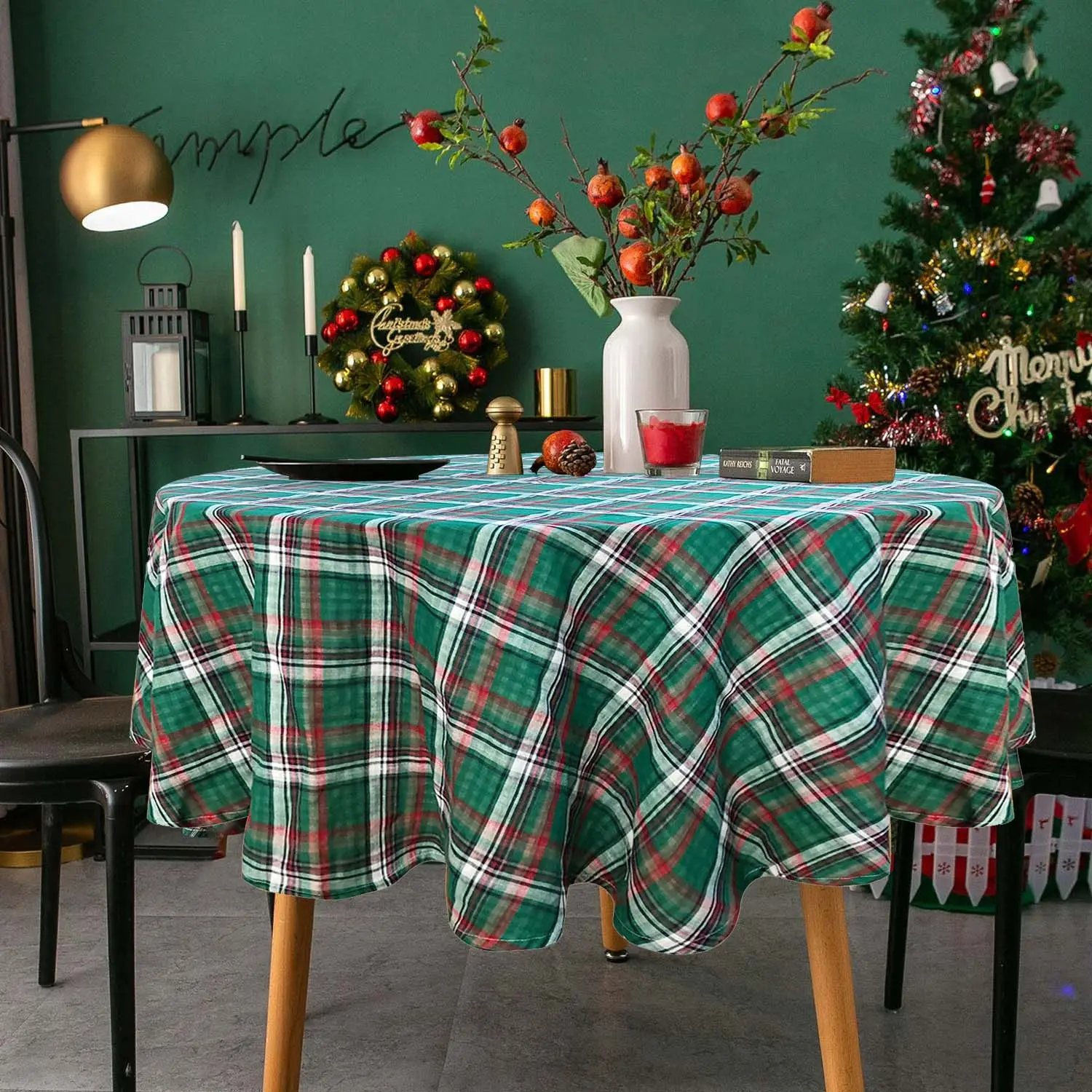 Christmas Tablecloth round