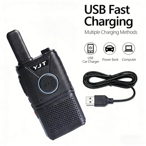 YJT A10 Analog Small <span class=keywords><strong>Pmr446</strong></span> Ce 0.5w <span class=keywords><strong>Walkie</strong></span> <span class=keywords><strong>Talkie</strong></span> Uhf Long Range Mini <span class=keywords><strong>Talkie</strong></span> <span class=keywords><strong>Walkie</strong></span> Two Way Radio Restaurant AU2608 - Product Image 3