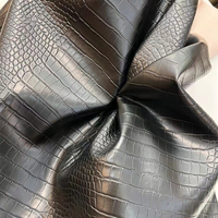1.2MM classique en relief 3D Alligator Crocodile motif cuir synthétique PU tissu vinyle tapisserie d'ameublement pour sac à main canapé chaises
