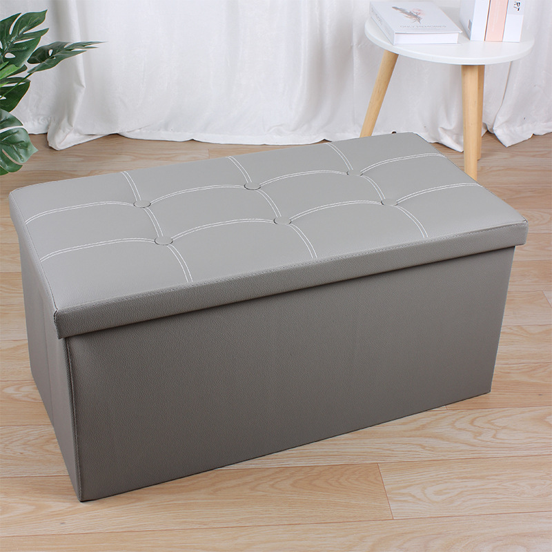 Bouton en cuir style gris-1103838