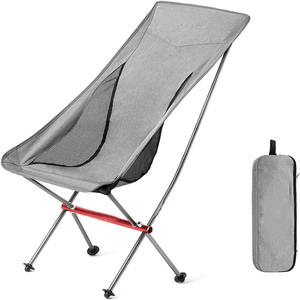 Taburete de playa Strudy duradero, silla de pesca, silla plegable para acampar, ligera, con respaldo alto, portátil, compacta, para exteriores - Product Image 6