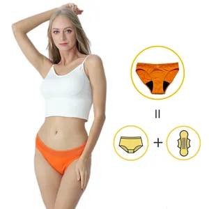 Wholesaler Period Panties Bikini Briefs For Adults Briefsmenses Leak Proof Underwear Absorbent Eco-friendly Bamboo Fiber
