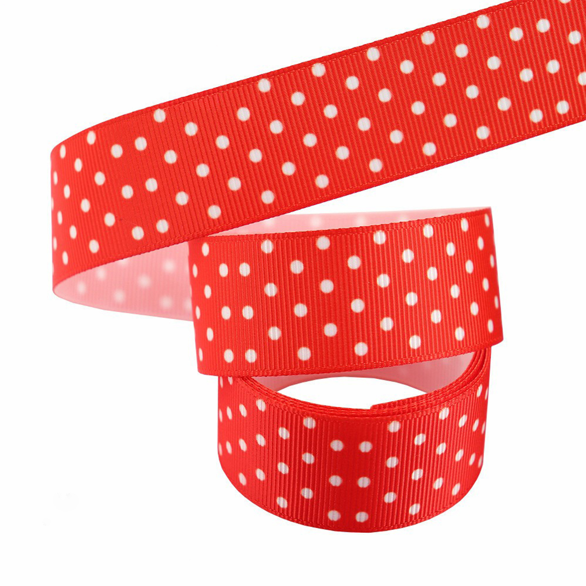 À pois-rouge-2,5 cm * 10 mètres