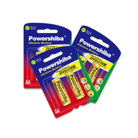 Batterie standard IEC plus durable Aa 1.5 volts batterie alcaline 2700 Mah avec emballage de carte