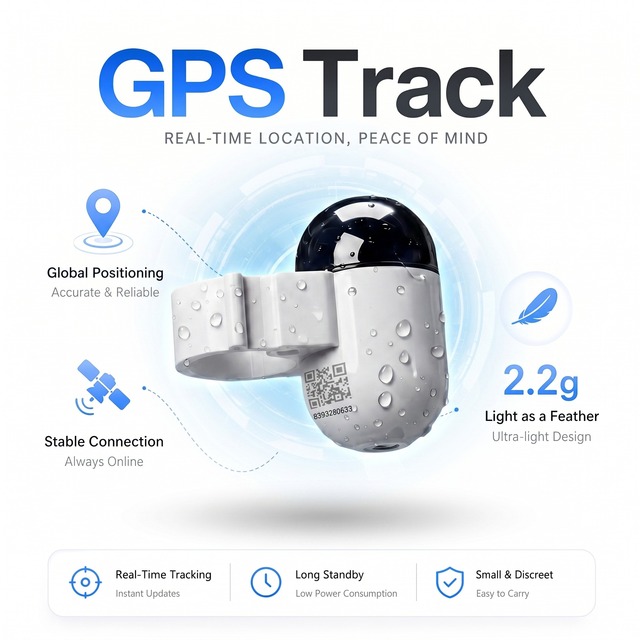 80m Range BT Item Locator Replaceable Battery IP67 Waterproof Household Pet Bird Tracker