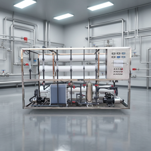 Système RO en acier inoxydable HUAMO 1000 LPH avec <span class=keywords><strong>adoucisseur</strong></span> et 3 réservoirs, filtre à eau contrôlé par PLC - Product Image 6