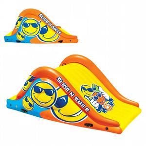 Factory Direct MAKE WAVES Giant PVC Inflatable Floating Water <b>Slide</b> 2 Lanes 9 Ft Double <b>Slide</b> ELI-B132 100-500kg Kids Adults - Product Image 1