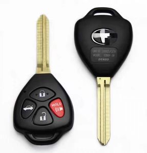 Logo Tùy Chỉnh Đen ABS Xe Điều Khiển Từ Xa Tự Động <span class=keywords><strong>3</strong></span> Nút Chìa Khóa Xe Cho Toyota - Product Image 2