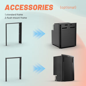 C65 अल्पीपूल कंप्रेसर पोर्टेबल कार फ्रिज फ्रीजर आरवी रेफ्रिजरेटर स्मार्ट स्टोरेज डबल ज़ोन फ्रिज स्टैकेबल डिजाइन के साथ - Product Image 4