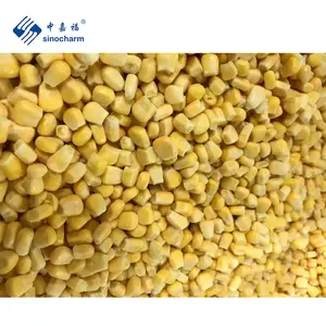 Sino charm BRC A Zugelassener Bio-Durchmesser 7-11mm IQF Frozen Sweet Corn Kernels Frozen Sweet Corn