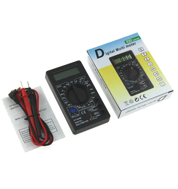 DT830B Digital Multimeter Mini Handheld Multimeter Electrical Instrumentation
