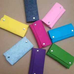 Niedriger Preis Mode erneuerbare einfache Filz Brille Tasche Persönlichkeit Reiß verschluss tasche Multifunktion ale Brille <span class=keywords><strong>Box</strong></span> <span class=keywords><strong>Box</strong></span> praktische Aufbewahrung tasche - Product Image 2