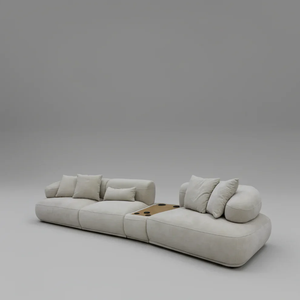 Sofá de Tela Sergio de 4 Plazas en Oferta, Muebles Modernos de Lujo para el Hogar, Hotel y Hostelería - Product Image 5