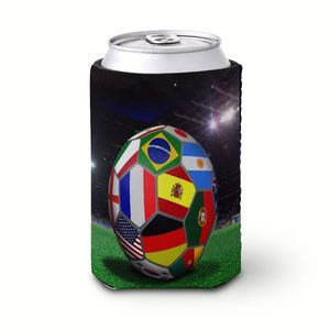Nevera Aislada de Neopreno con Diseño de Dibujos Animados para el Campeonato de Fútbol 2026, con Capacidad de 20L, Plegable y Portátil para Latas y Diversión - Product Image 4