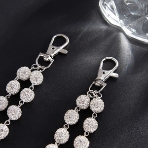 12mm Disco Ball Perlé Couches Pendentif Sac Jeans Poche Ceinture Chaînes Hip Hop Strass Perles Portefeuille Chaîne pour Hommes Femme Cadeau - Product Image 6