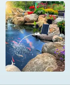 6w 6000mAh 옥외 태양 강화된 패널 USB 물고기 연못/어항/수족관 연못을 위한 재충전용 태양 공기 산소 펌프