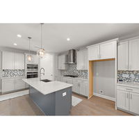 Ensemble de meubles de cuisine sur mesure, style Shaker européen, design moderne, modulaire, entièrement en bois, pour usage domestique