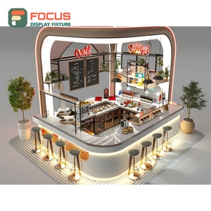 Custom Coffee Display Cabinet Glass Front Pastry <b>Shelf</b> Black <b>Walnut</b> Cafe Display Cabinet - Product Image 2