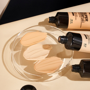 OMIKO Wasserfeste Flüssig-Foundation, wischfestes <span class=keywords><strong>Make</strong></span>-<span class=keywords><strong>up</strong></span>, Foundation mit Öl-Kontrolle, Concealer, pflegende 24-Stunden-Foundation - Product Image 4