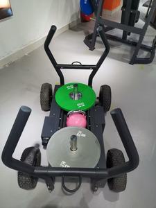 Equipo de Gimnasio Comercial, Trineo de Empuje y Arrastre con Ruedas y Peso para Entrenamiento de Fuerza y Fisicoculturismo - Product Image 2