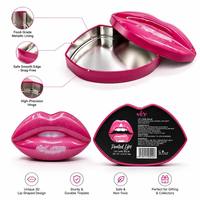 Boîte en métal pour gloss à lèvres, emballage cosmétique personnalisé, vente en gros, baume à lèvres en boîte, fabrication OEM directe