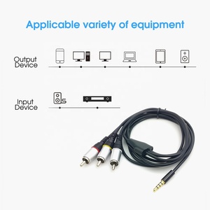 สายเคเบิล AV ขนาด 3.5 มม. เป็น <span class=keywords><strong>RCA</strong></span>, สายส่งสัญญาณเสียง/วิดีโอ ยาว 6.6 ฟุต ตัวเรือนอะลูมิเนียม หัวต่อ <span class=keywords><strong>TRRS</strong></span> ขนาด 1/8 นิ้ว เป็นปลั๊ก <span class=keywords><strong>RCA</strong></span> ตัวผู้ 3 ขา สาย AUX สำหรับเครื่องเล่น DVD - Product Image 6