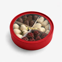 Boîte en carton rigide biodégradable de qualité alimentaire avec revêtement en aluminium pour l'emballage du chocolat