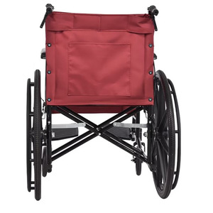 Manual Wheelchair <b>Folding</b> Lightweight High Carbon Steel For Elderly Disabled Persons With <b>Commode</b> Feature - Product Image 4