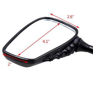 Espejos Retrovisores Laterales con Diseño de Calavera y Garra para Motocicleta, 8mm 10mm, Compatibles con Harley Honda Suzuki Kawasaki - Product Image 4