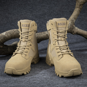 Mid-Cut Delta Desert CQB tattico Outdoor <span class=keywords><strong>Trekking</strong></span> Boots all'ingrosso in maglia di gomma soletta rotonda punta per tutte le stagioni - Product Image 2