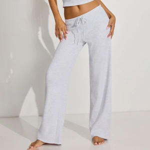 <span class=keywords><strong>Pantaloni</strong></span> della tuta da <span class=keywords><strong>donna</strong></span> alla moda per Waffle a gamba dritta <span class=keywords><strong>pantaloni</strong></span> con antirughe <span class=keywords><strong>impermeabili</strong></span> per l'estate - Product Image 1