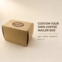 Boîte d'expédition en kraft recyclable personnalisée avec inserts de séparation pour coffrets cadeaux abonnement, fermeture à rabat et à oreilles, vente en gros