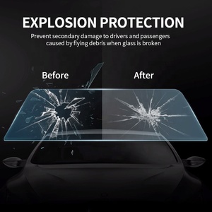 Film de protection de pare-brise ultra HD 100 % sans distorsion visuelle 1,22*15M, film transparent EPU hautement hydrophobe, protection de pare-brise de voiture WPF TPU PPF - Product Image 6
