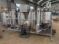 Chaîne de production automatique de savon en barres avec PLC et moteur, saponification à l'huile de palme et au soude caustique, sécheur haute productivité