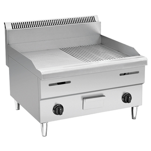 <span class=keywords><strong>Parrilla</strong></span> de gas para exteriores, mitad plana y mitad con ranuras, para hamburguesas, <span class=keywords><strong>parrilla</strong></span> para cocinar filetes <span class=keywords><strong>en</strong></span> restaurantes - Product Image 3