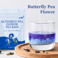 Teh Campuran Rasa OEM Health, Bunga Kacang Kupu-kupu Kering Alami Biru, Kualitas Makanan, Kemasan Besar