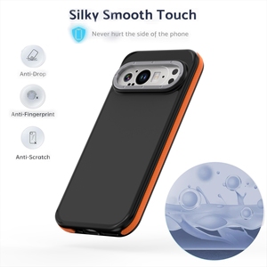Funda de teléfono de parachoques súper a prueba de golpes para Google <span class=keywords><strong>Pixel</strong></span> 9 5G <span class=keywords><strong>Pixel</strong></span> 9 Pro 5G La más nueva cubierta mate de PC + TPU Modelo Max - Product Image 5
