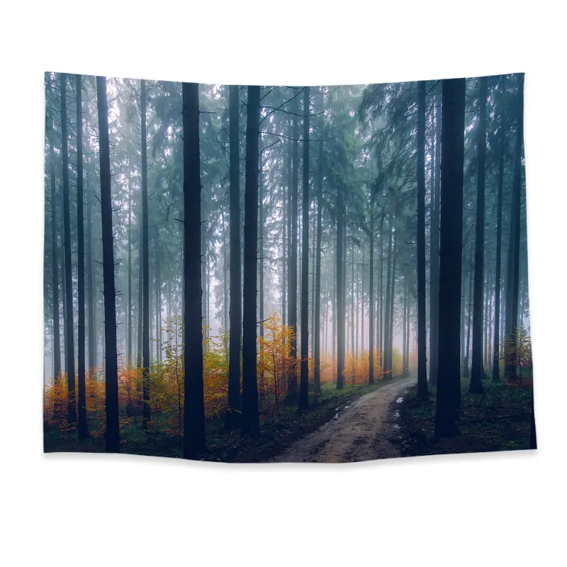 Natural Forest Printed Large Wall Tapestry Cheap Hippie Wall Hanging Bohemian Wall Tapestries