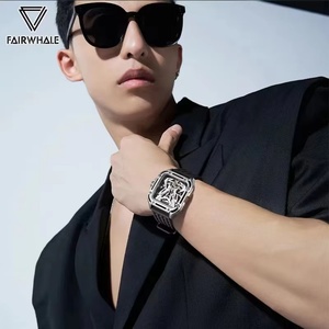 Montres-bracelets pour hommes Mark Fairwhale FW-6530, bracelet en silicone, étanches, mode, mouvement mécanique automatique pour hommes - Product Image 6