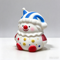 Mainan Squishy Badut Super Lembut Slow Rebound Fidget Toy Bentuk Badut Lucu Mainan Pereda Stres Grosir