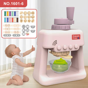 Pâte à <span class=keywords><strong>modeler</strong></span> en argile pour enfants unisexe maison de jeu et sorbetière multi-moules pour le bricolage machine à argile de couleur simule des jouets de cuisine - Product Image 6
