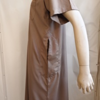 Thobe à manches courtes pour homme, robe marocaine respirante, Jubbah islamique pour la prière, tenue de mosquée, robe musulmane légère de couleur unie, OEM