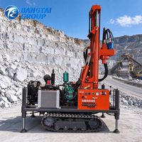 Fabricant professionnel de foreuses compactes sur chenilles, équipement hydraulique à moteur diesel pour les applications de construction de puits.