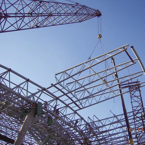 Thiết kế hiện đại sân bay nhà ga hội trường đúc sẵn Kết Cấu Thép không gian khung giàn mái - Product Image 2