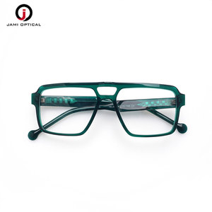 Chất lượng cao handmade Acetate kính sang trọng kính đôi Cầu kính mắt khung quang Acetate Kính - Product Image 1