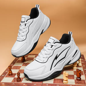 Zapatos Deportivos Casuales Unisex de Cuero para Hombre, con Plantilla EVA Redonda, Suela de PU, Zapatos Profesionales de Bádminton - Product Image 3