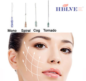 Yeni Kullanışlı Polidioxanona Cilt İplikleri Cog Dikenli İplik 4D Lifting Künt L İğneli <span class=keywords><strong>Pdo</strong></span> İplikleri - Product Image 4